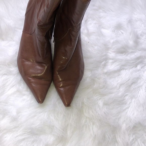 Nine West Eye Opener Pointy Toe Ankle Boots Size 8 1/2 - Picture 6 of 6